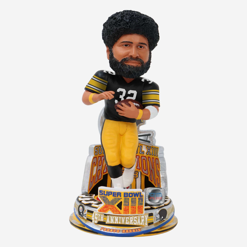 Franco Harris Pittsburgh Steelers Super Bowl XIII Champions 45th Anniversary Bobblehead FOCO - FOCO.com