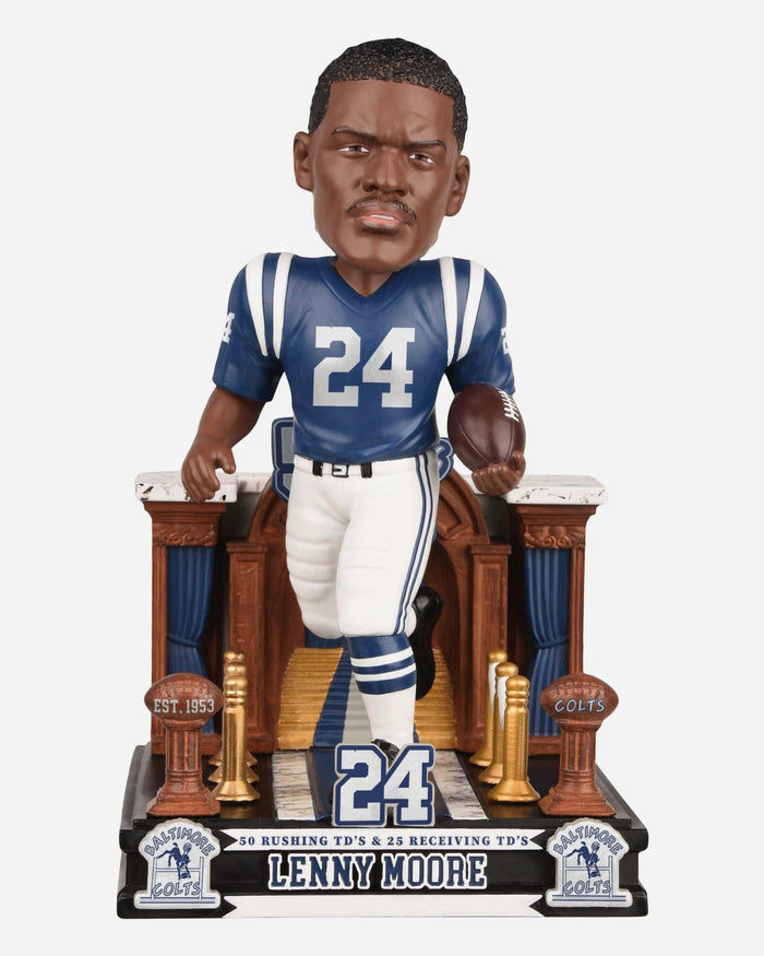 Lenny Moore Baltimore Colts 50/25 Touchdown Club Bobblehead FOCO - FOCO.com