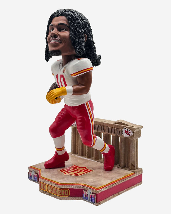 Isiah Pacheco Kansas City Chiefs Super Bowl LVIII Bound Bobblehead FOCO - FOCO.com