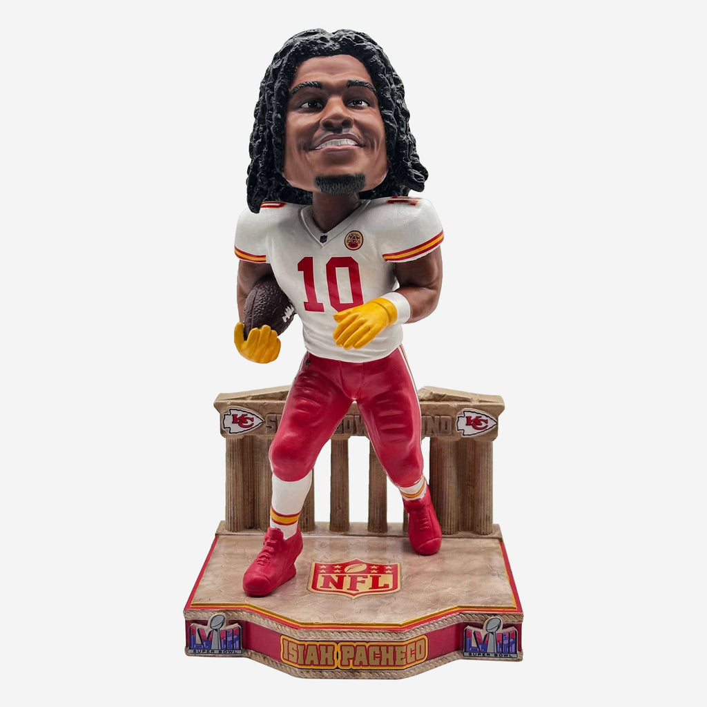Isiah Pacheco Kansas City Chiefs Super Bowl LVIII Bound Bobblehead FOCO - FOCO.com