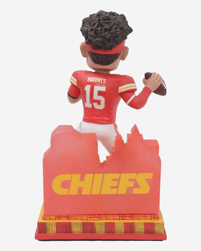 Patrick Mahomes Kansas City Chiefs Super Bowl LIX Bound Light Up Bobblehead FOCO - FOCO.com
