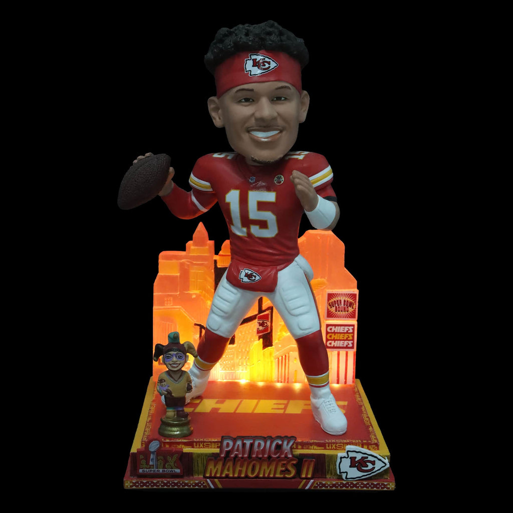Patrick Mahomes Kansas City Chiefs Super Bowl LIX Bound Light Up Bobbl FOCO