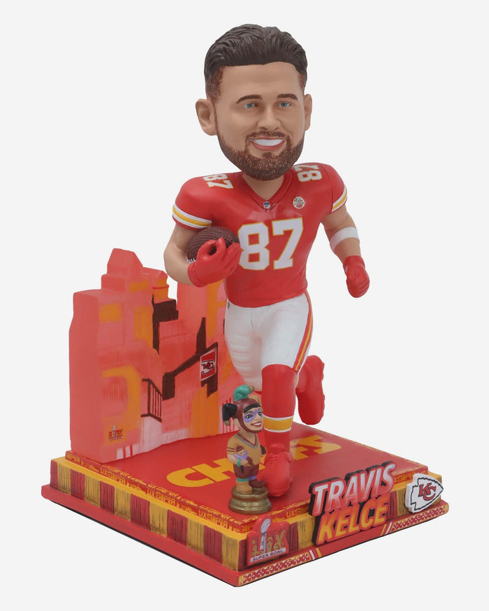 Travis Kelce Kansas City Chiefs Super Bowl LIX Bound Light Up Bobblehead FOCO - FOCO.com