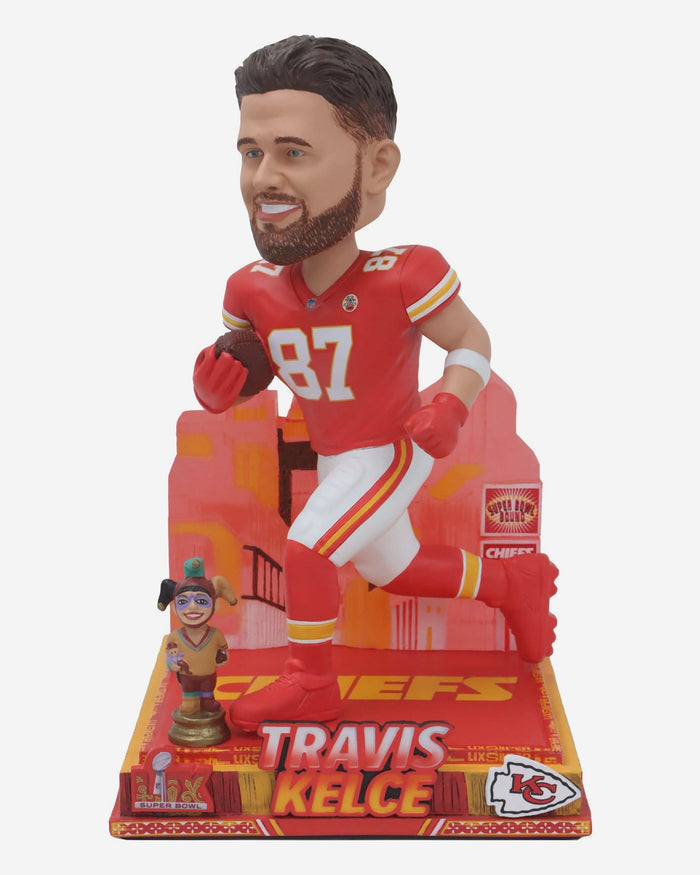 Travis Kelce Kansas City Chiefs Super Bowl LIX Bound Light Up Bobblehead FOCO - FOCO.com
