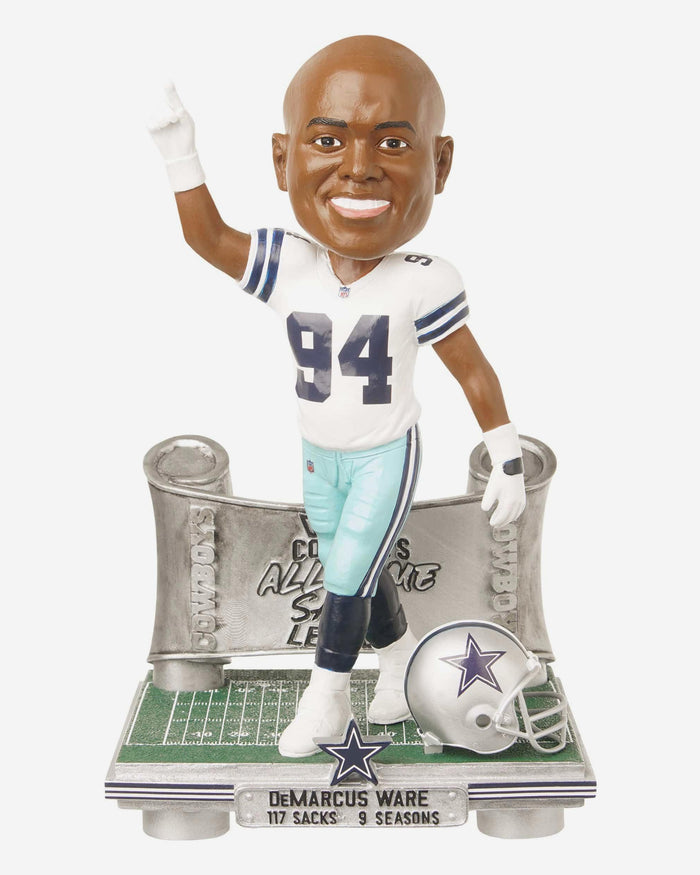 DeMarcus Ware Dallas Cowboys All-Time Sack Leader Bobblehead FOCO - FOCO.com