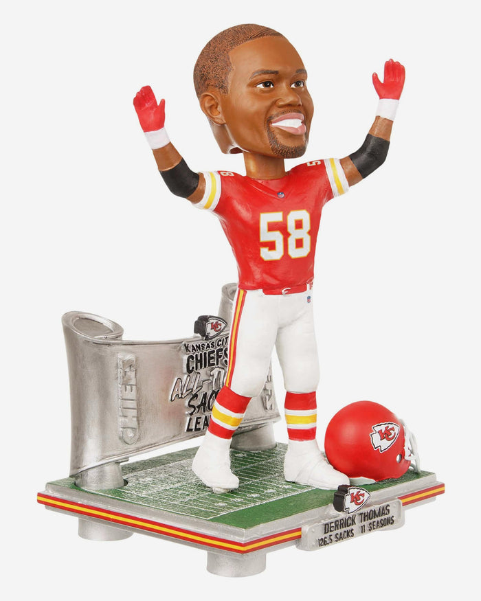 Derrick Thomas Kansas City Chiefs All-Time Sack Leader Bobblehead FOCO - FOCO.com