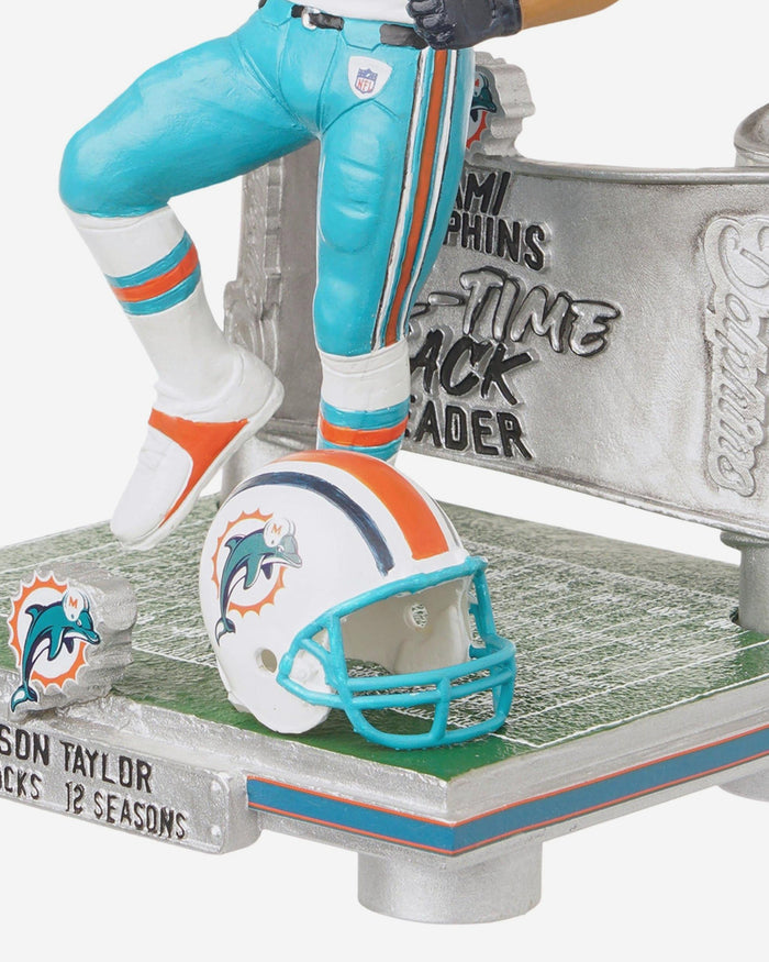 Jason Taylor Miami Dolphins All-Time Sack Leader Bobblehead FOCO - FOCO.com