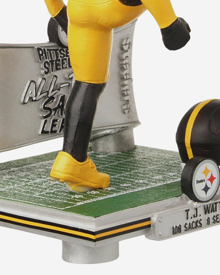 TJ Watt Pittsburgh Steelers All-Time Sack Leader Bobblehead FOCO - FOCO.com