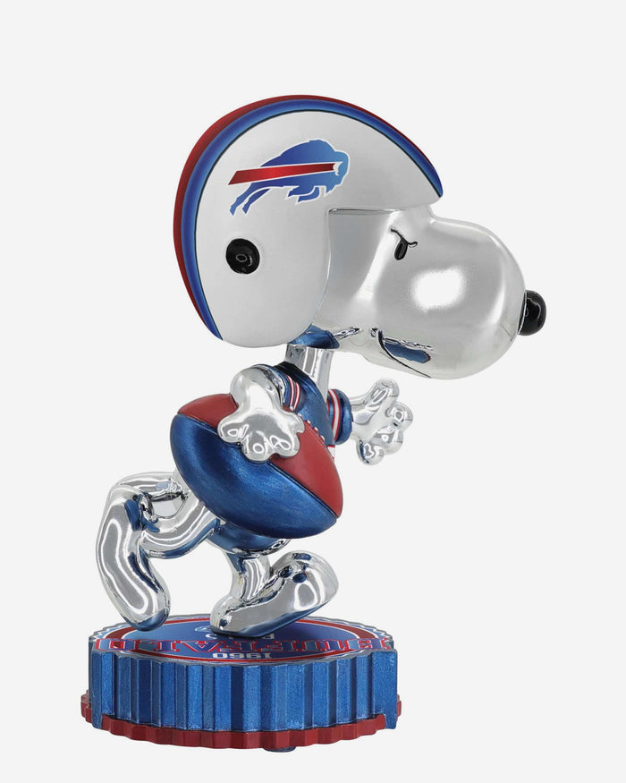 Buffalo Bills Snoopy Peanuts Electroplated Medium Bighead Bobblehead FOCO - FOCO.com