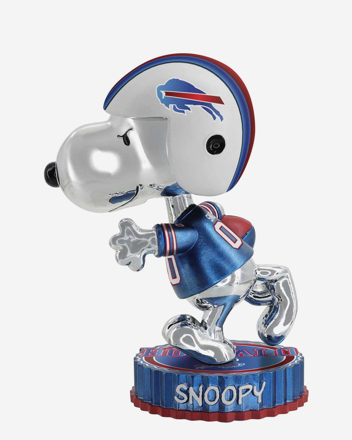 Buffalo Bills Snoopy Peanuts Electroplated Medium Bighead Bobblehead FOCO - FOCO.com