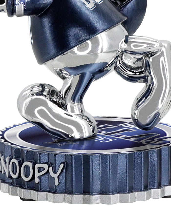 Dallas Cowboys Snoopy Peanuts Electroplated Medium Bighead Bobblehead FOCO - FOCO.com