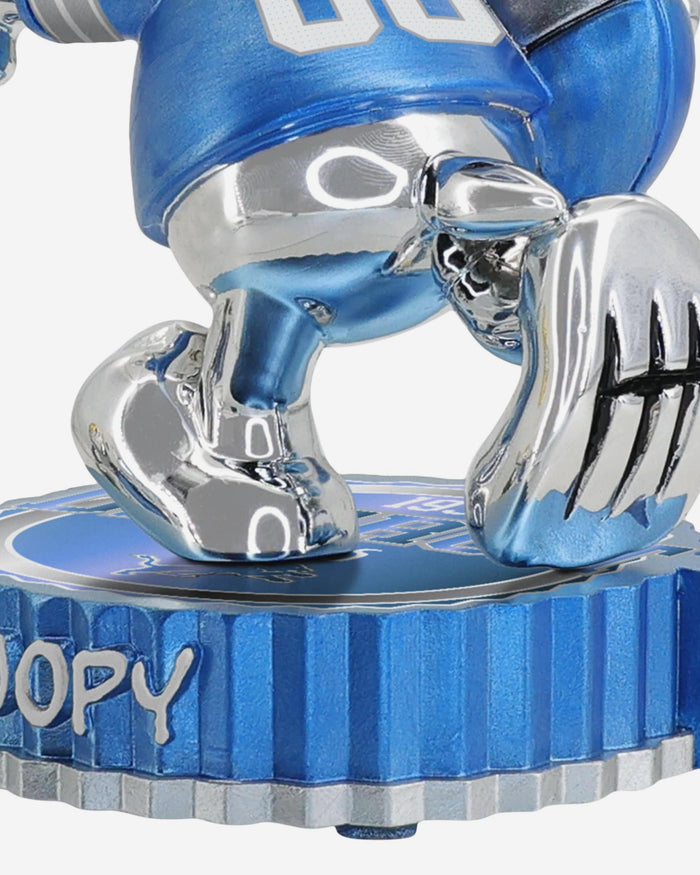 Detroit Lions Snoopy Peanuts Electroplated Medium Bighead Bobblehead FOCO - FOCO.com