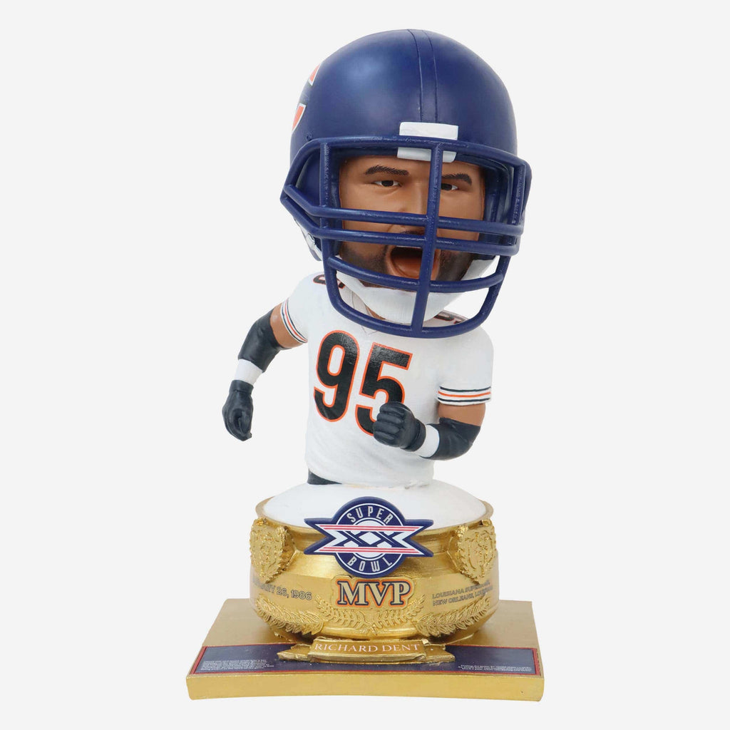Richard Dent Chicago Bears Super Bowl XX MVP Bust Bighead Bobblehead FOCO - FOCO.com