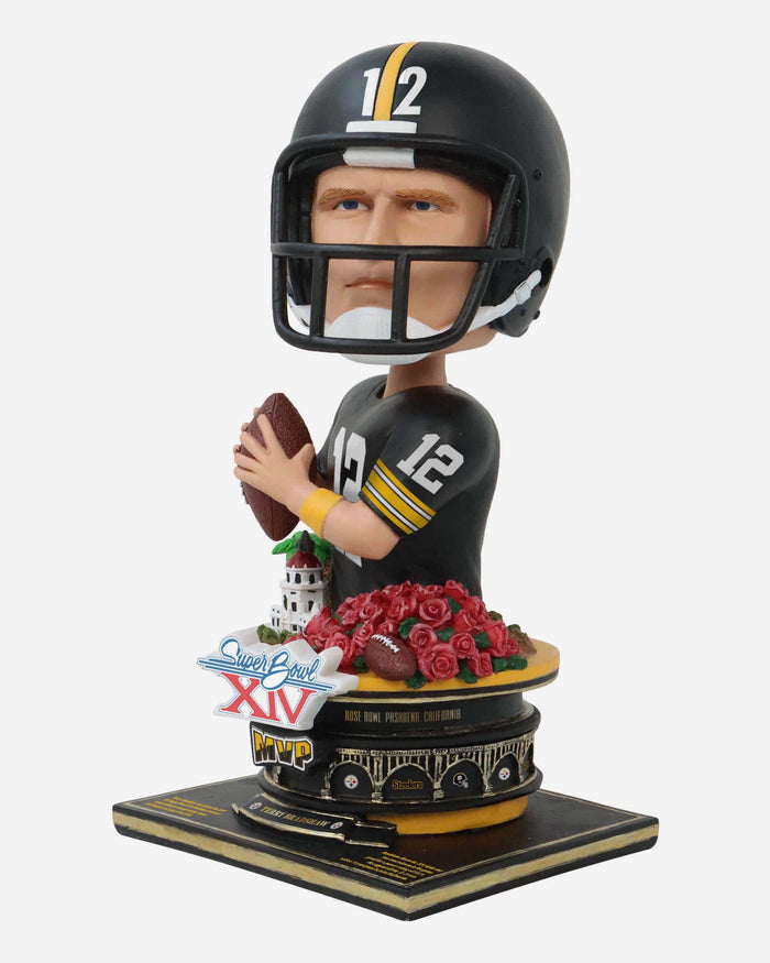 Terry Bradshaw Pittsburgh Steelers Super Bowl XIV MVP Bust Bighead Bobblehead FOCO - FOCO.com