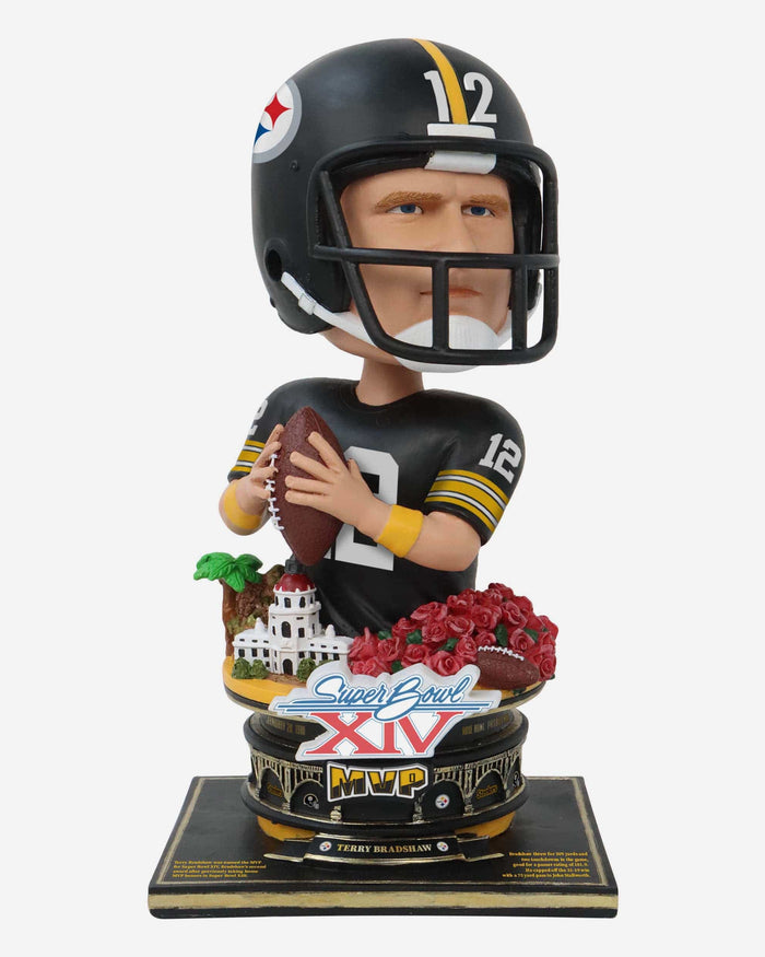 Terry Bradshaw Pittsburgh Steelers Super Bowl XIV MVP Bust Bighead