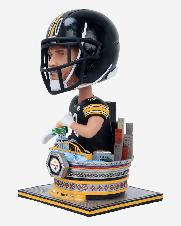 TJ Watt Pittsburgh Steelers Bust Bighead Bobblehead FOCO - FOCO.com
