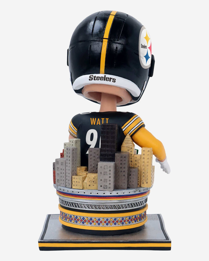 TJ Watt Pittsburgh Steelers Bust Bighead Bobblehead FOCO - FOCO.com