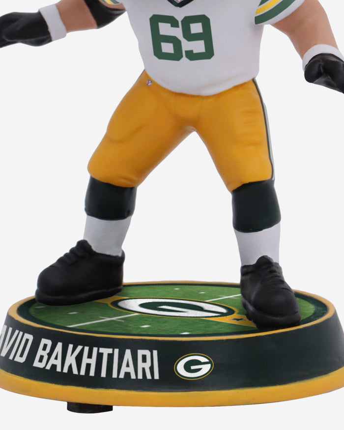 David Bakhtiari Green Bay Packers Field Stripe Mini Bighead Bobblehead FOCO - FOCO.com
