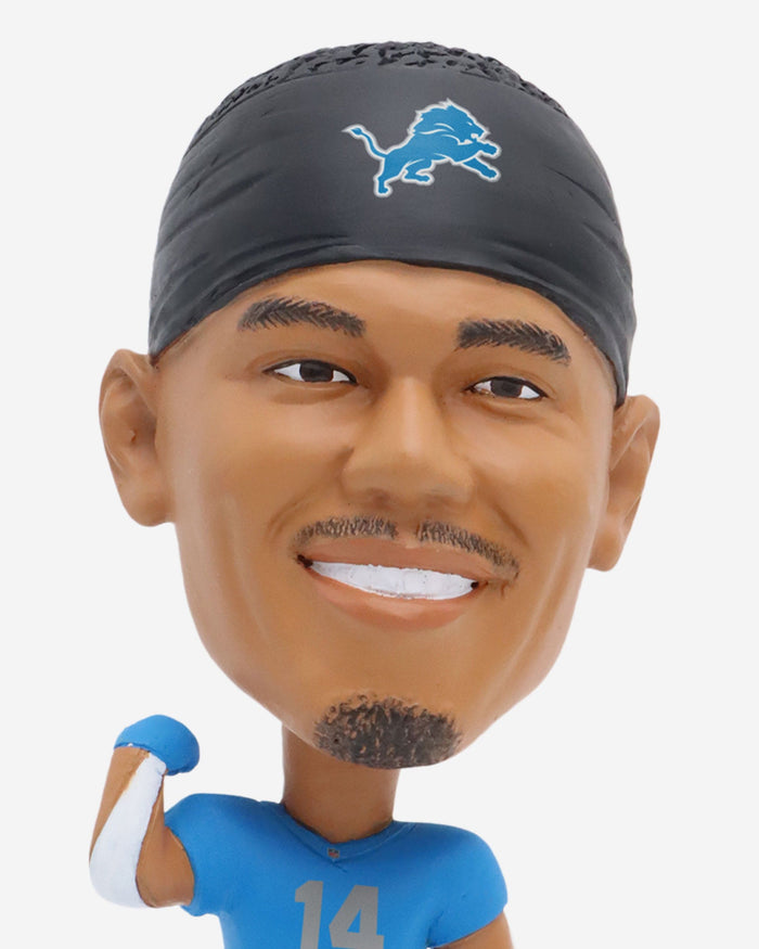 Amon-Ra St Brown Detroit Lions Retro Uniform Field Stripe Mini Bighead Bobblehead FOCO - FOCO.com