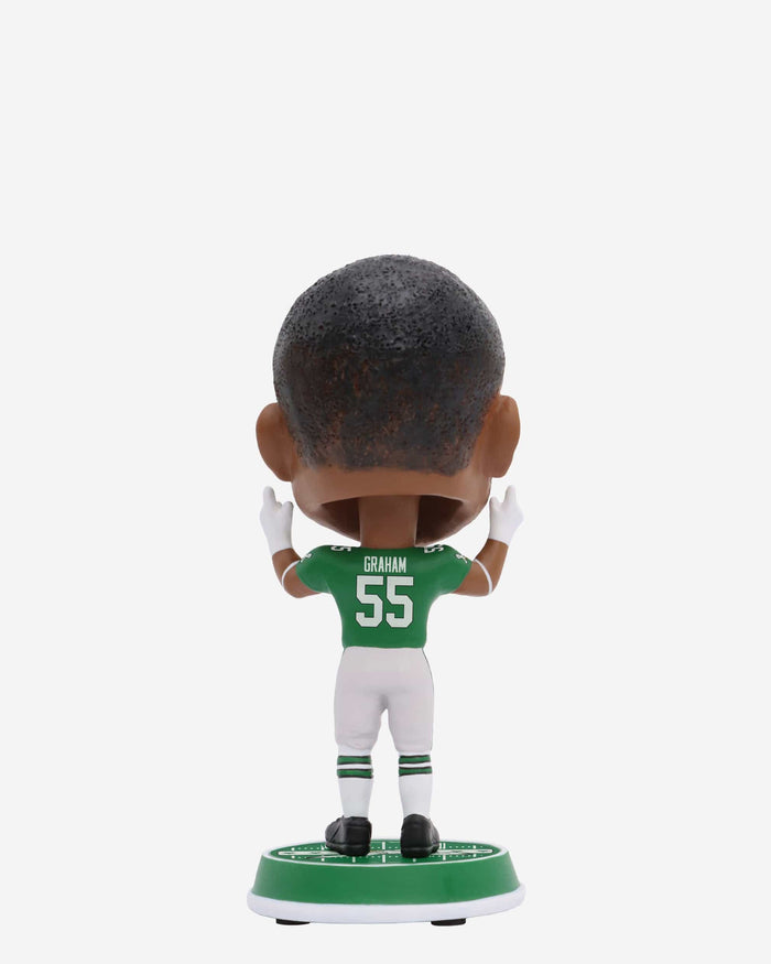 Brandon Graham Philadelphia Eagles Kelly Green Uniform Field Stripe Mini Bighead Bobblehead FOCO - FOCO.com