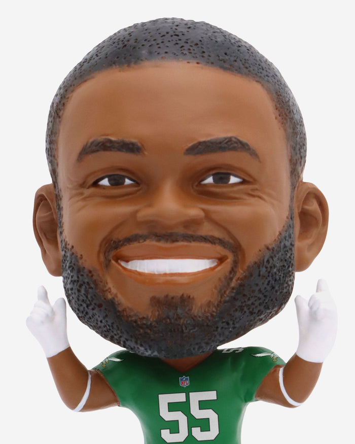 Brandon Graham Philadelphia Eagles Kelly Green Uniform Field Stripe Mini Bighead Bobblehead FOCO - FOCO.com