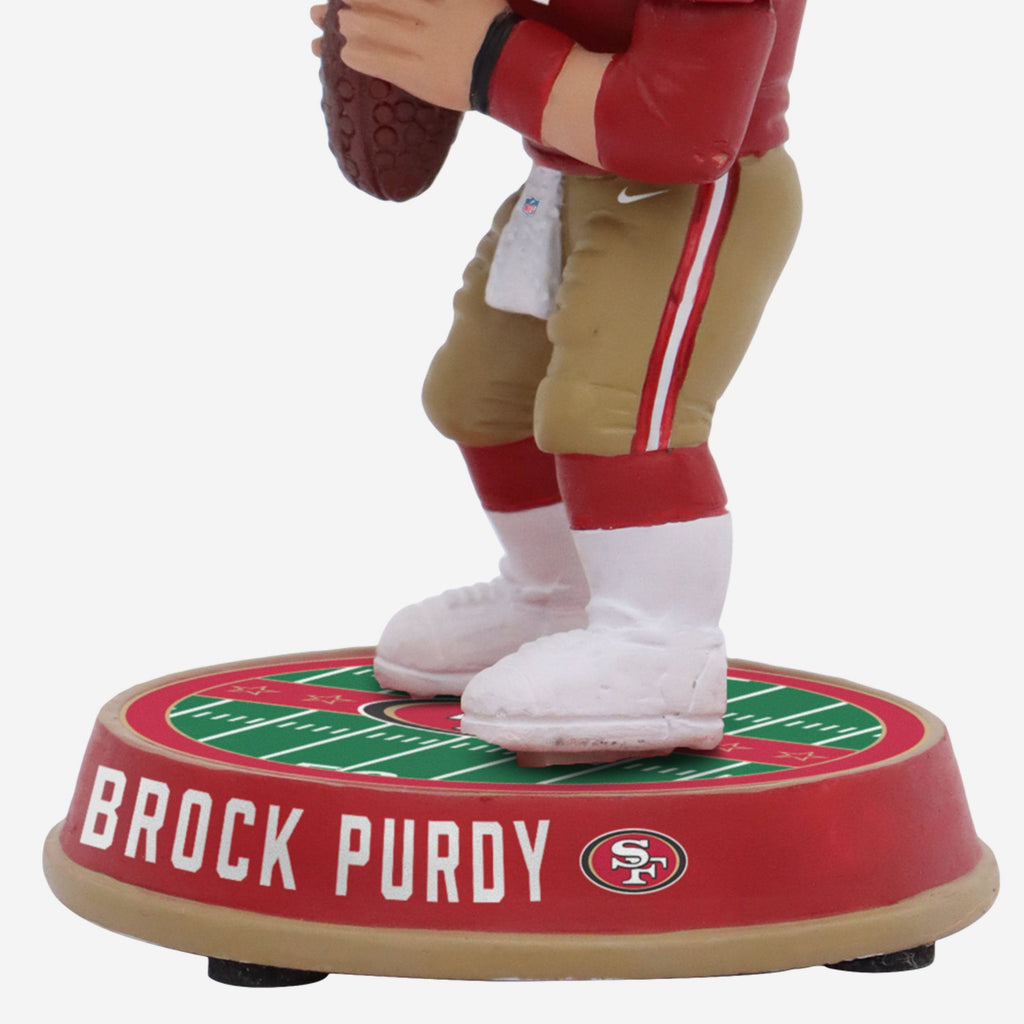 Brock Purdy San Francisco 49ers Field Stripe Mini Bighead Bobblehead FOCO