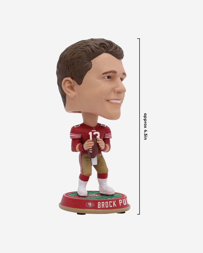 Brock Purdy San Francisco 49ers Field Stripe Mini Bighead Bobblehead FOCO - FOCO.com