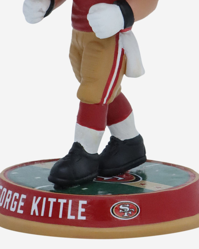 George Kittle San Francisco 49ers Field Stripe Mini Bighead Bobblehead FOCO - FOCO.com