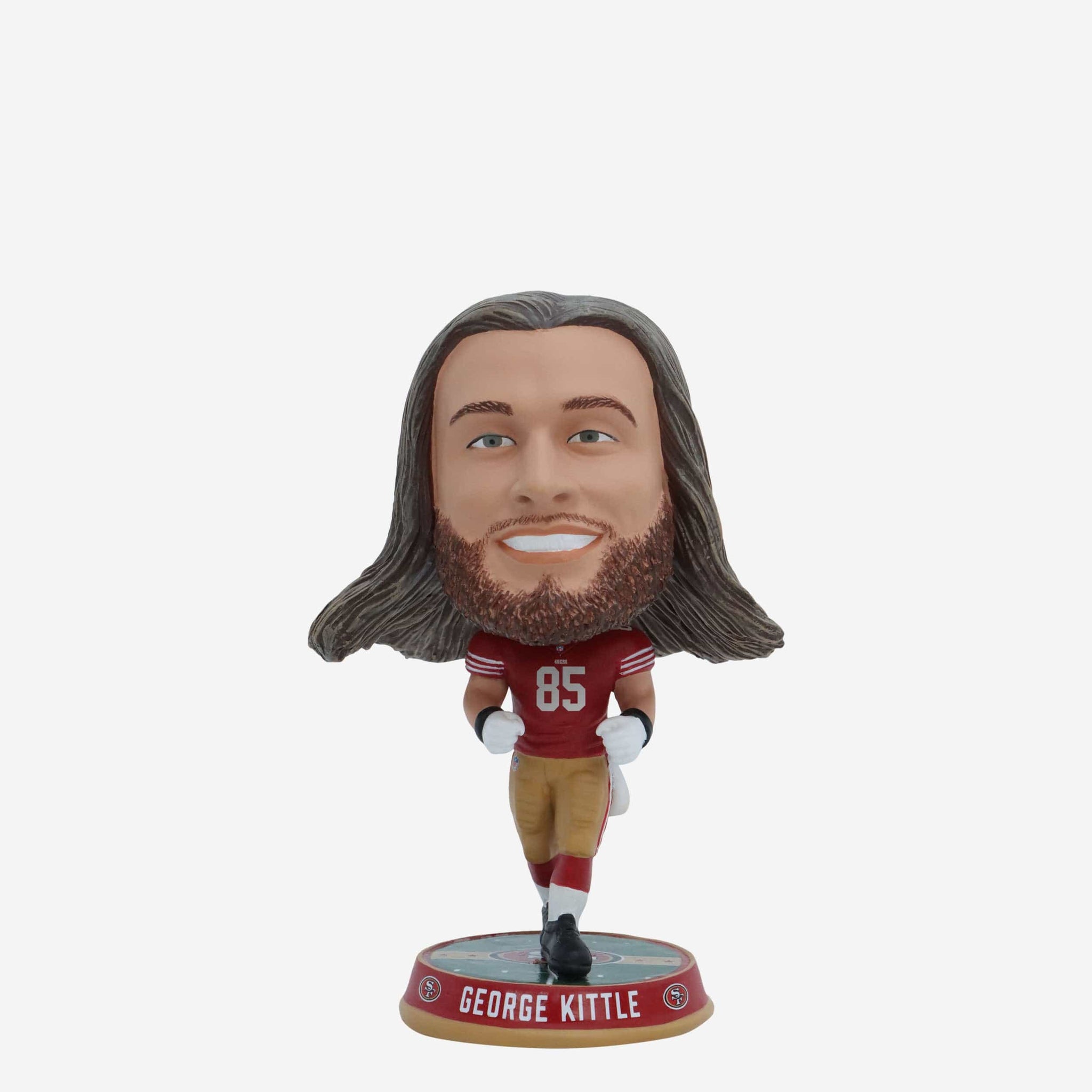 George Kittle San Francisco 49ers Field Stripe Mini Bighead