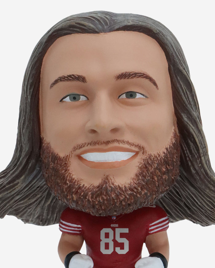 George Kittle San Francisco 49ers Field Stripe Mini Bighead Bobblehead FOCO - FOCO.com