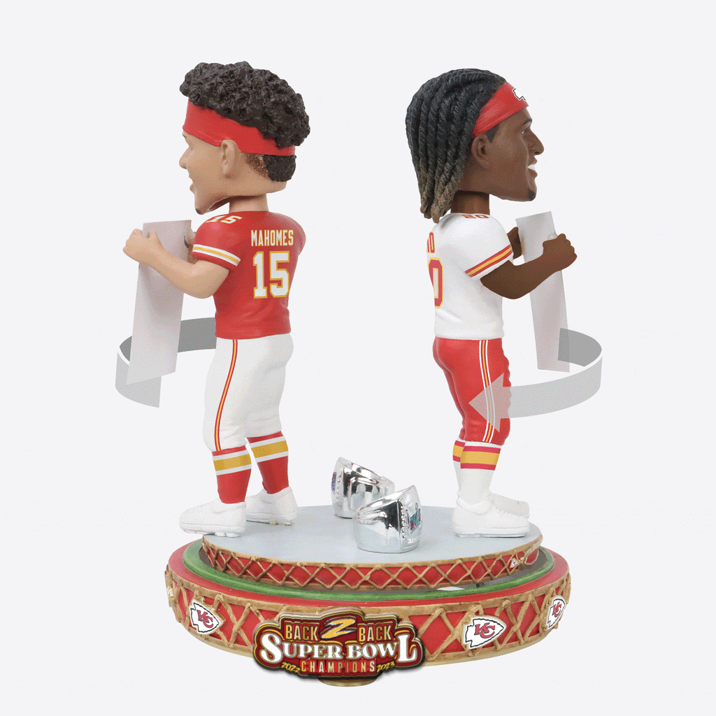 Patrick Mahomes & Justin Reid Kansas City Chiefs Super Bowl LVIII Cham FOCO