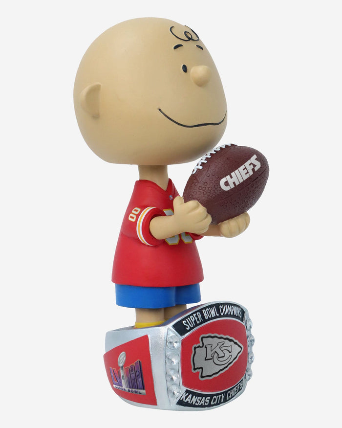 Charlie Brown Peanuts Kansas City Chiefs Super Bowl LVIII Champions Ri FOCO