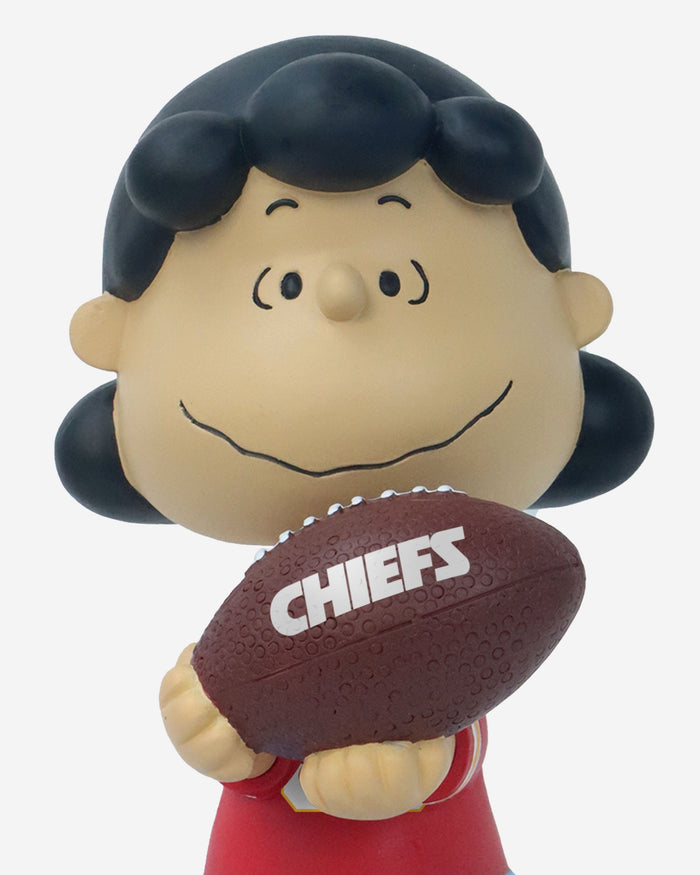 Lucy Van Pelt Peanuts Kansas City Chiefs Super Bowl LVIII Champions Ring Base Bobblehead FOCO - FOCO.com