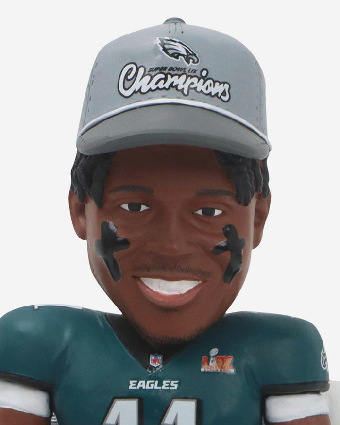 AJ Brown Philadelphia Eagles Super Bowl LIX Champions Champion Book Club Bobblehead FOCO - FOCO.com