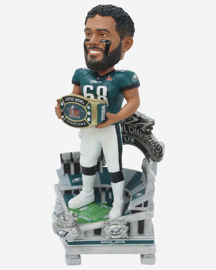 Jordan Mailata Philadelphia Eagles Super Bowl LIX Champions Celebration Bobblehead FOCO - FOCO.com