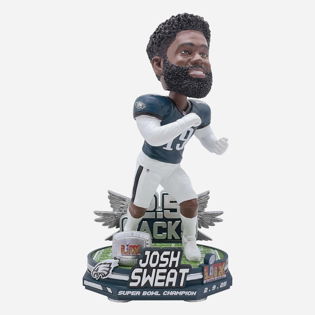 Josh Sweat Philadelphia Eagles Super Bowl LIX Champions Sack Gamebreaker Bobblehead FOCO - FOCO.com