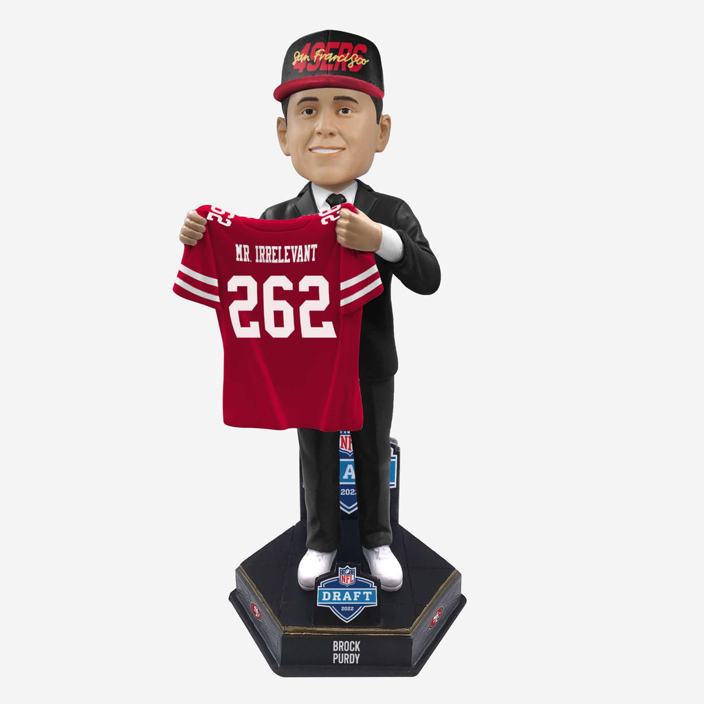 Brock Purdy San Francisco 49ers 2022 Draft Pick Mr Irrelevant Bobblehead FOCO - FOCO.com
