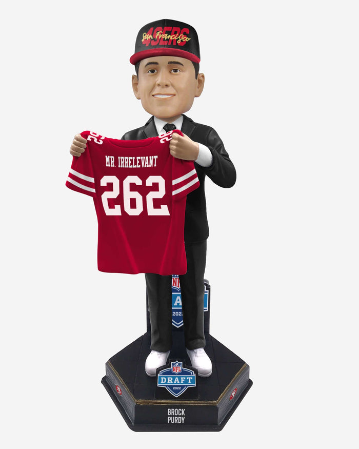 Brock Purdy San Francisco 49ers 2022 Draft Pick Mr Irrelevant Bobblehead FOCO - FOCO.com