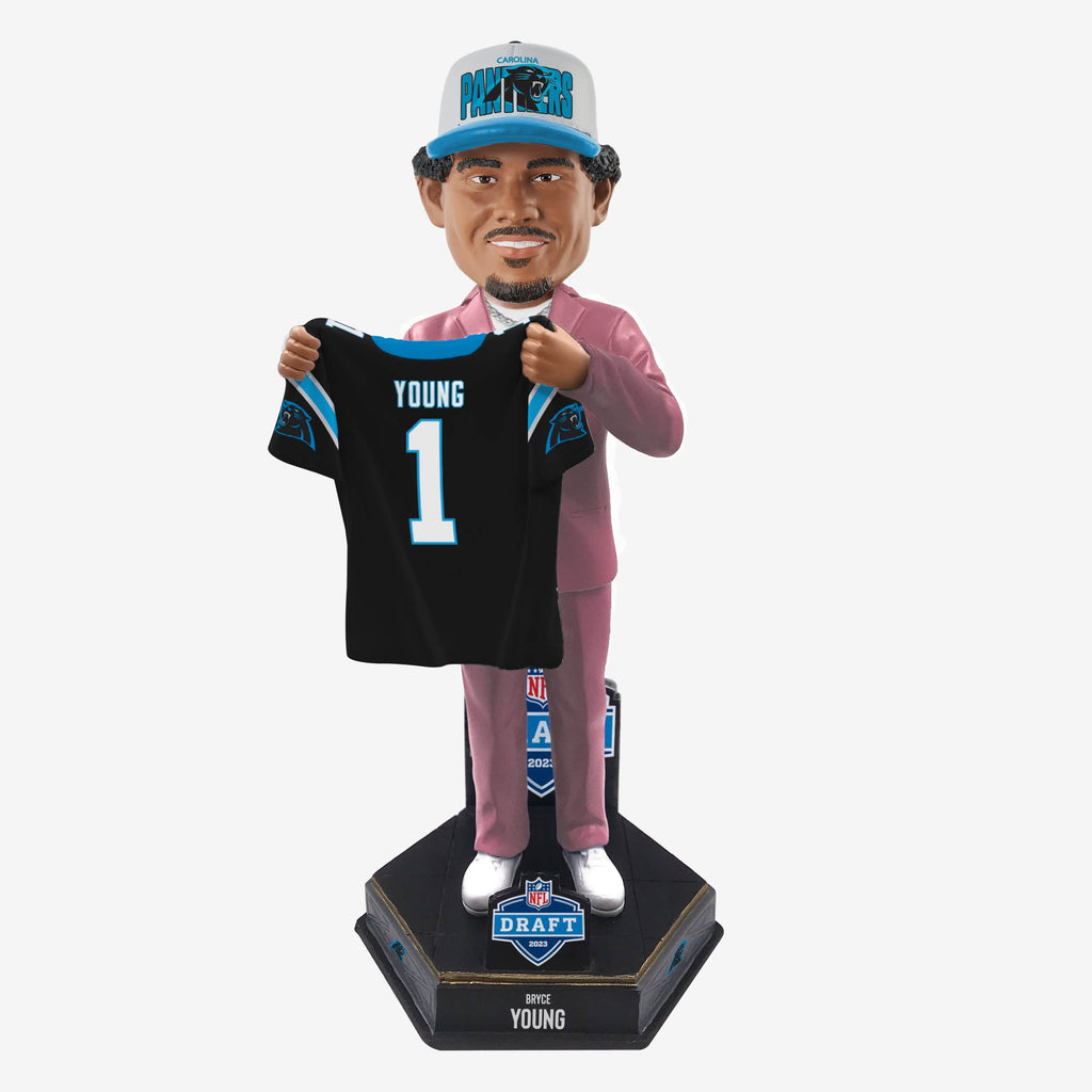 Bryce Young Carolina Panthers 2023 Draft Pick Bobblehead FOCO - FOCO.com