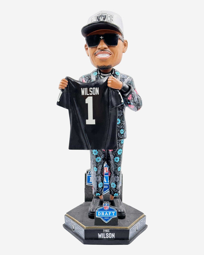 Tyree Wilson Las Vegas Raiders 2023 Draft Pick Bobblehead FOCO - FOCO.com