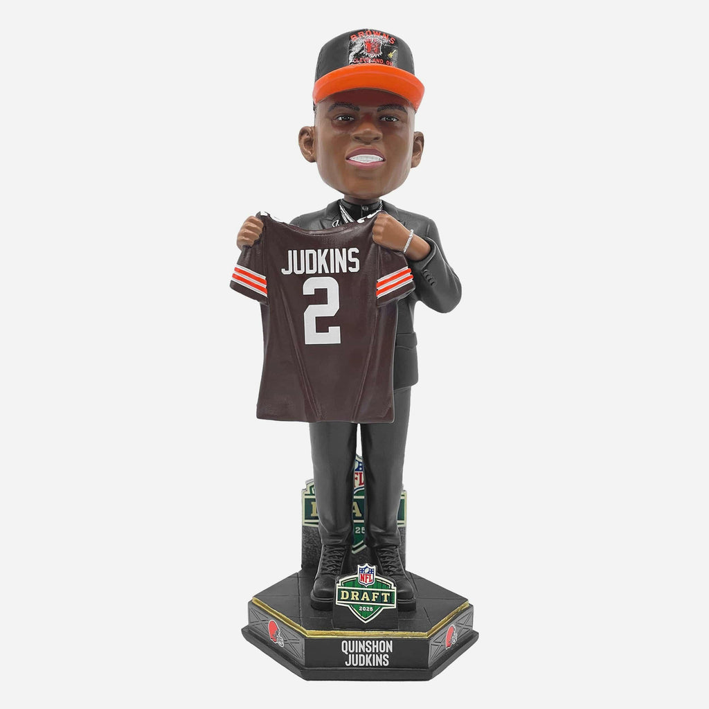 Quinshon Judkins Cleveland Browns 2025 NFL Draft Pick Number 36 Bobblehead FOCO - FOCO.com