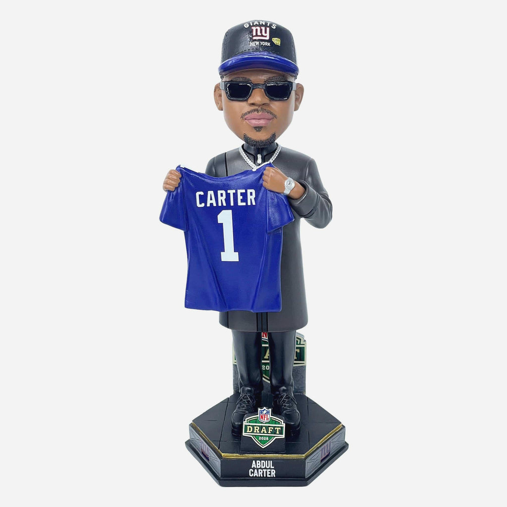 Abdul Carter New York Giants 2025 NFL Draft Pick Number 3 Bobblehead FOCO - FOCO.com