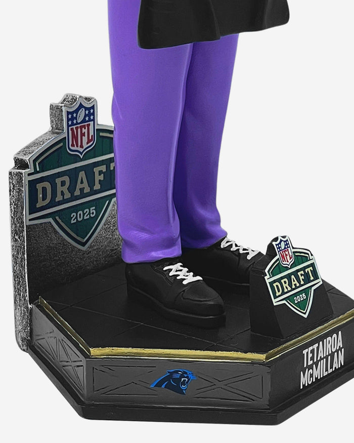 Tetairoa McMillan Carolina Panthers 2025 NFL Draft Pick Number 8 Bobblehead FOCO - FOCO.com