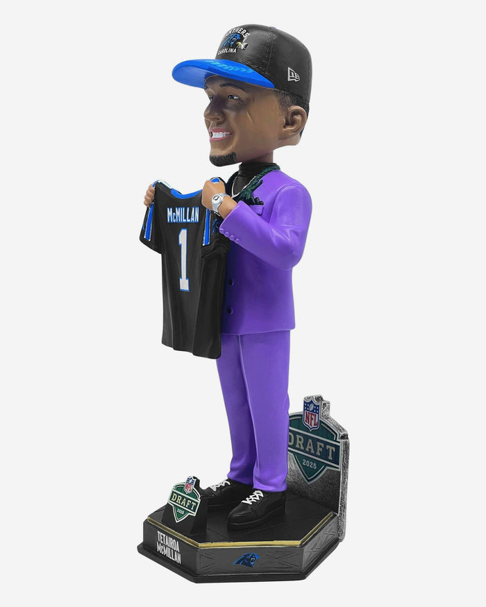 Tetairoa McMillan Carolina Panthers 2025 NFL Draft Pick Number 8 Bobblehead FOCO - FOCO.com