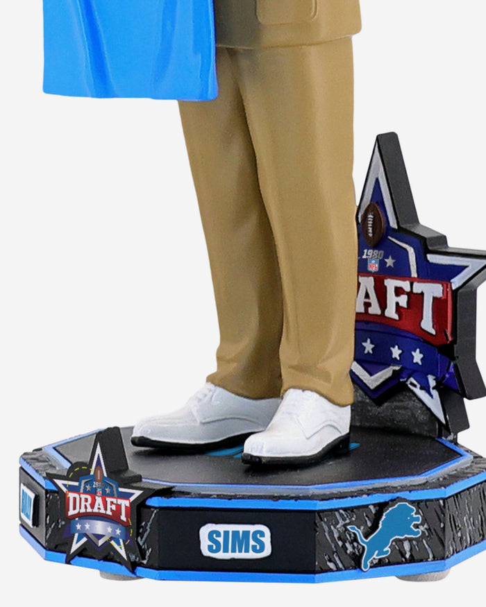 Billy Sims Detroit Lions 1980 NFL Draft Pick Bobblehead FOCO - FOCO.com