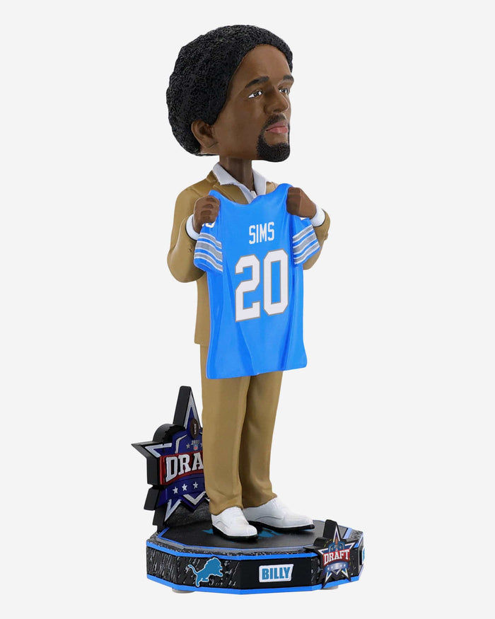 Billy Sims Detroit Lions 1980 NFL Draft Pick Bobblehead FOCO - FOCO.com