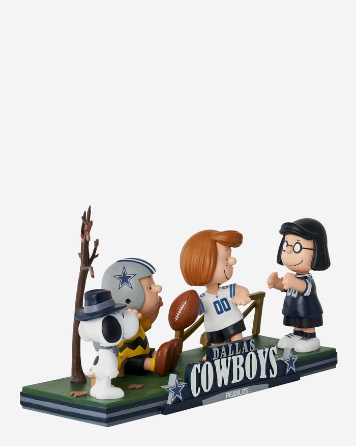 Dallas Cowboys Peanuts Gang Mini Bobblehead Scene FOCO - FOCO.com