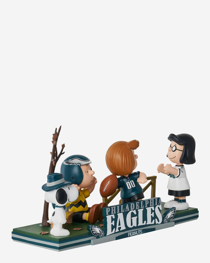 Philadelphia Eagles Peanuts Gang Mini Bobblehead Scene FOCO - FOCO.com