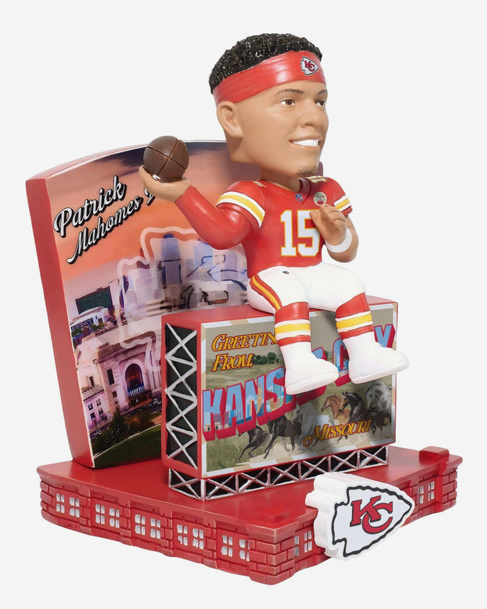 Patrick Mahomes Kansas City Chiefs Greetings From Bobblehead FOCO - FOCO.com