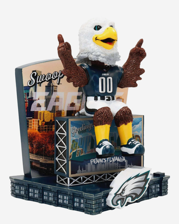 Swoop Philadelphia Eagles Greetings From Mascot Bobblehead FOCO - FOCO.com
